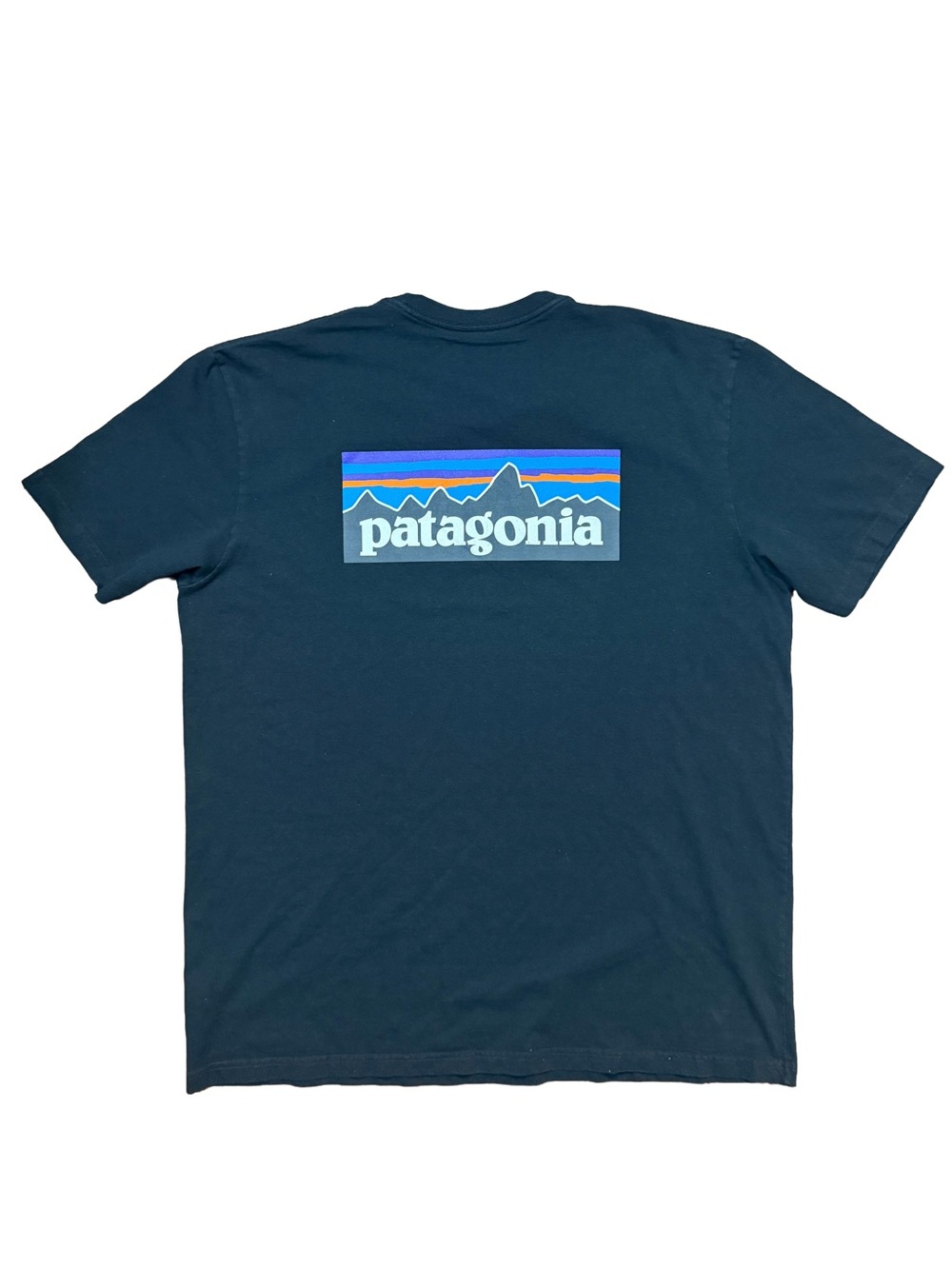 Patagonia 2019 Men's Black Back-Logo T-Shirt sz. XL